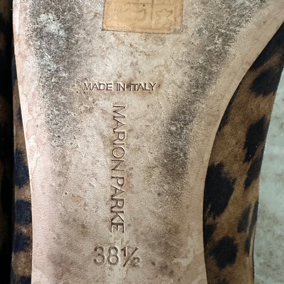 MARION PARKE Must Have Flats in Leopard, 38.5 ~ pre-owned - Picture 5 of 7
